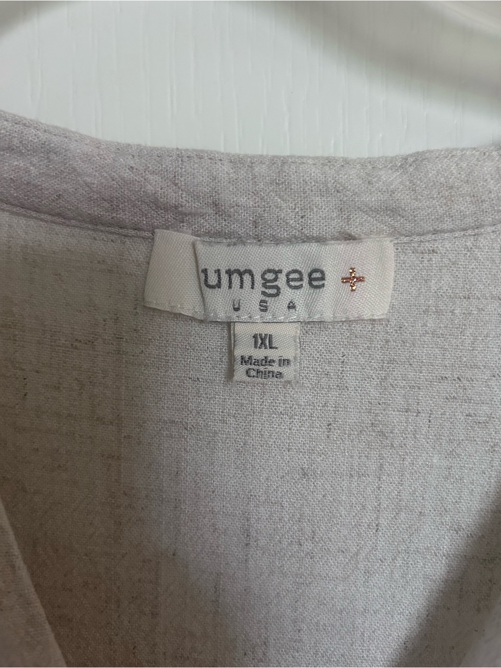 Umgee Light Beige Textured Top - Picture 2 of 7